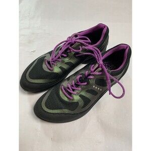 Ecco Sneakers Womens 7 Black Purple Biom Natural Motion Comfort Trail Shoes